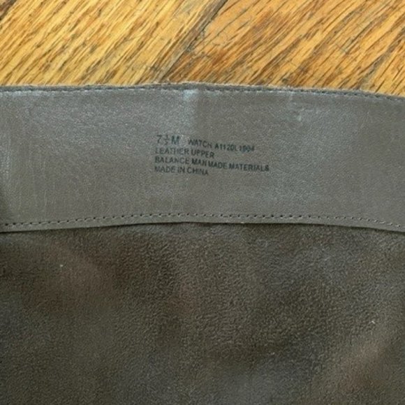 EXCELLENT CONDITION Franco Sarto Watch Brown/Coffee Suede Wedge Boots, size 7.5 - Picture 6 of 7